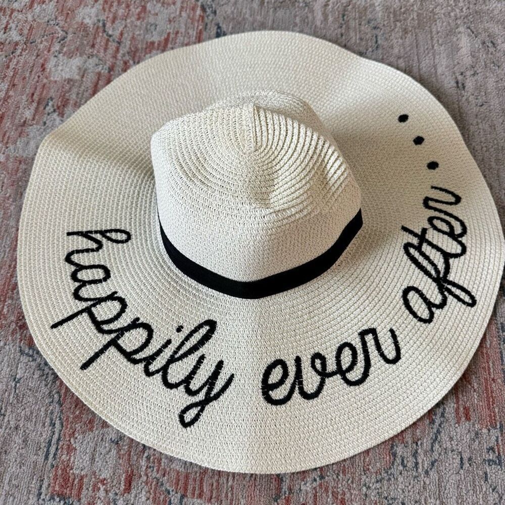 Happily Ever After Straw Sun Hat
